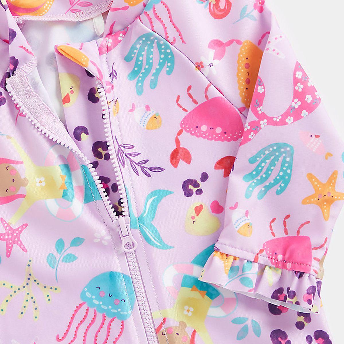 Mothercare Baby Girl Swimwear Mermaid All Over Print Sunsafe Mothercare 👶